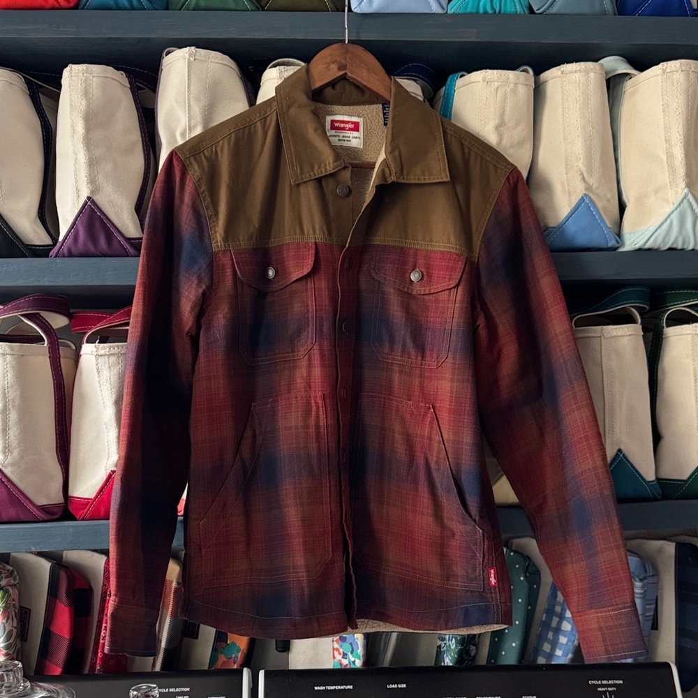 Wrangler Sherpa Lined Barn Jacket Small